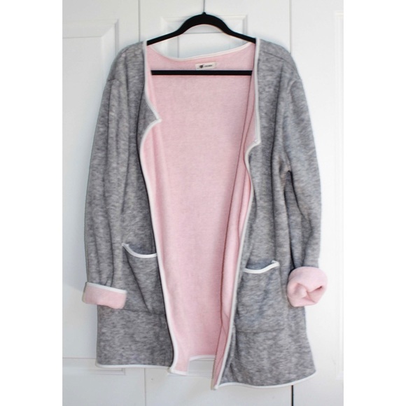 Helcarcii Sweaters - Helcarcii Grey Cardigan Sweater Size XXL